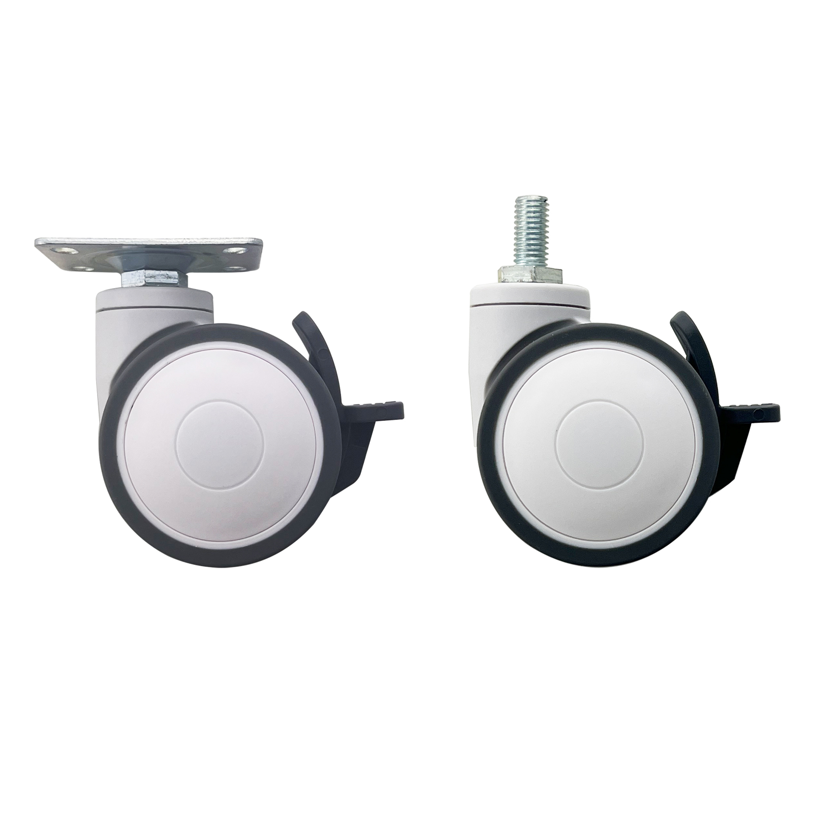 shock-absorbing equipment caster