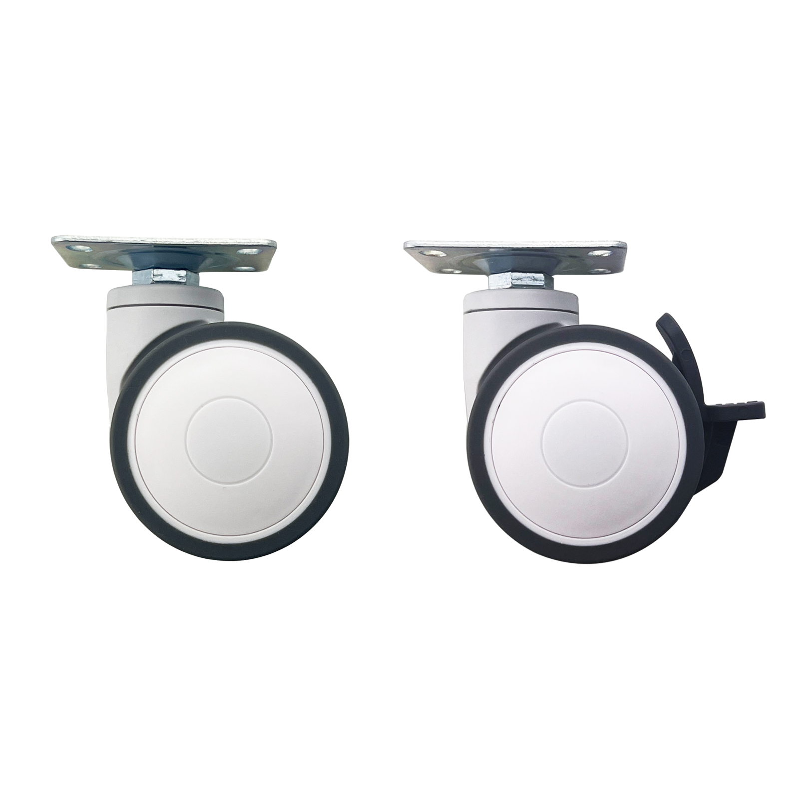 tpr movable plate mount caster